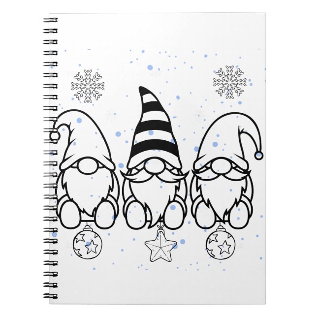 Carnet  Jolies lutins de Noël. Déco de fête  (Devant)