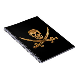 Carnet Jolly roger d'or