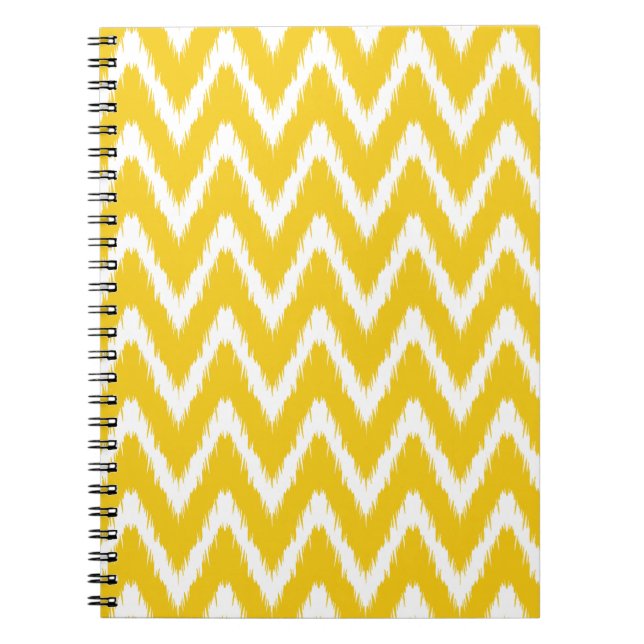 Carnet Jonquil Moods Asiatique Ikat Chevrons (Devant)