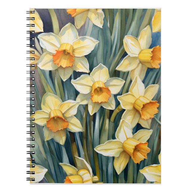 Carnet Jonquilles de printemps (Devant)
