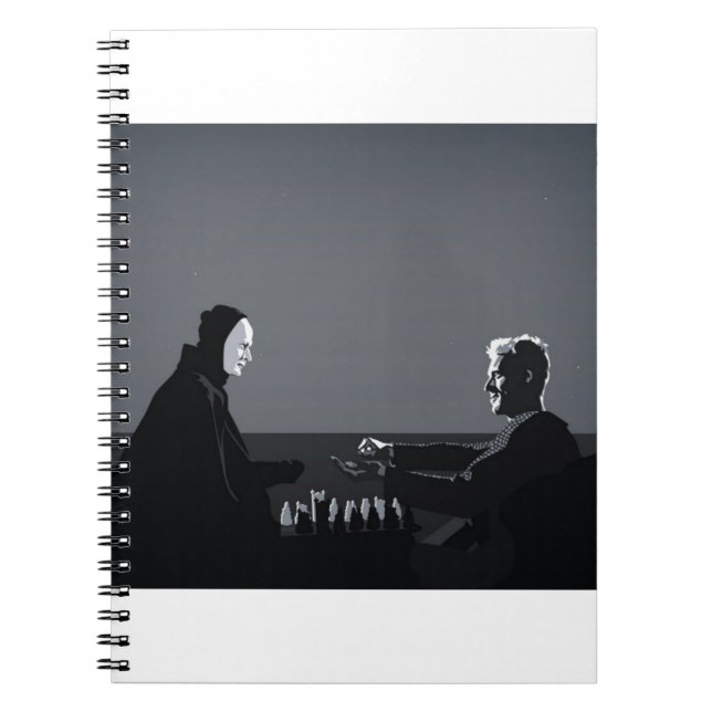Carnet Jouer Aux Échecs Avec La Mort (Devant)