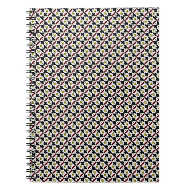 Carnet Jouer des cartes motif (Devant)
