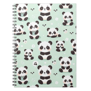 Carnet Jouer Motif Panda