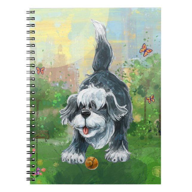 Carnet Jouer Shaggy Sheep Chien (Devant)