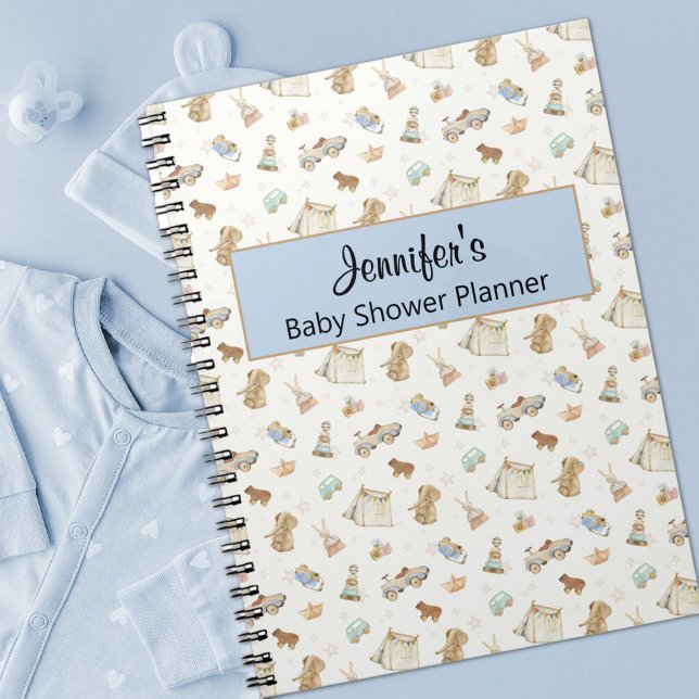 Carnet Jouets Vintages Gardiens de Baby shower (Créateur téléchargé)