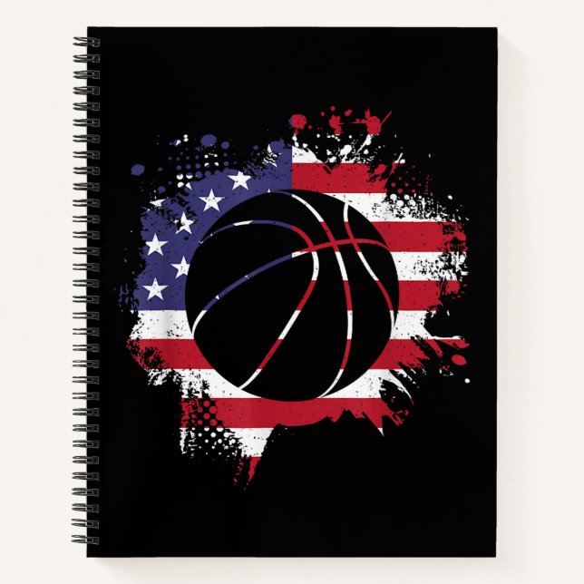 Carnet Joueur américain de basket-ball (Devant)