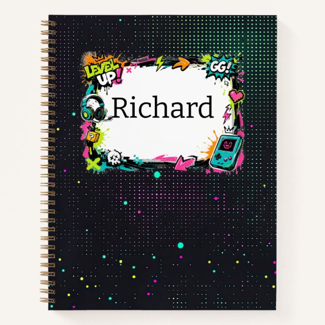 Carnet Joueur Cool (Devant)