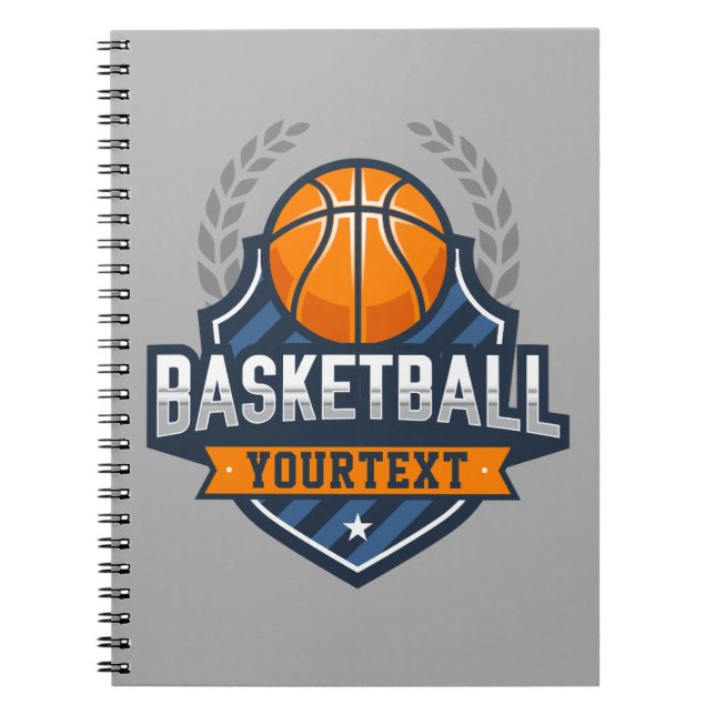 Carnet Joueur de basket AJOUTER LE NOM Varsity School Tea (Devant)