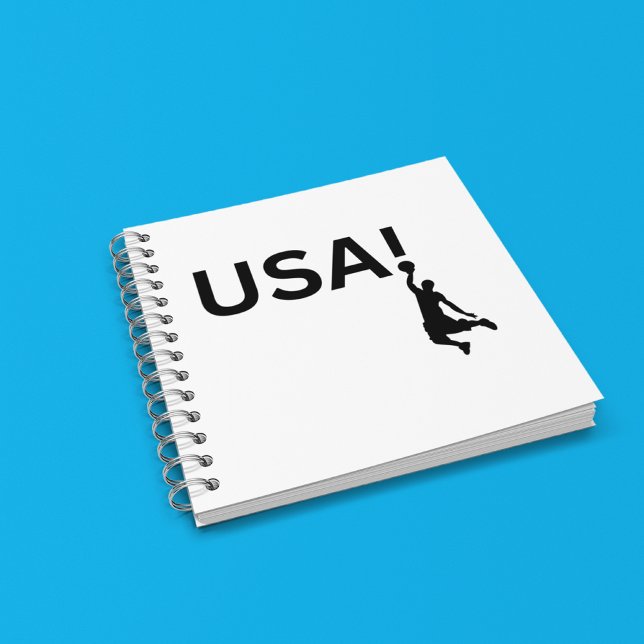 Carnet joueur de basket-ball américain (Créateur téléchargé)