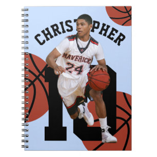 Carnet Joueur de basket-ball personnalisé