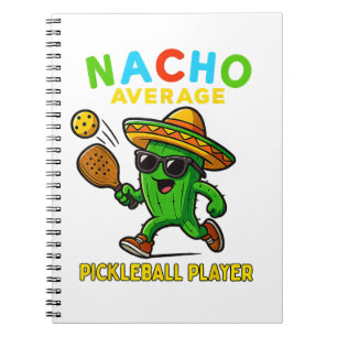Carnet Joueur de pickleball moyen nacho