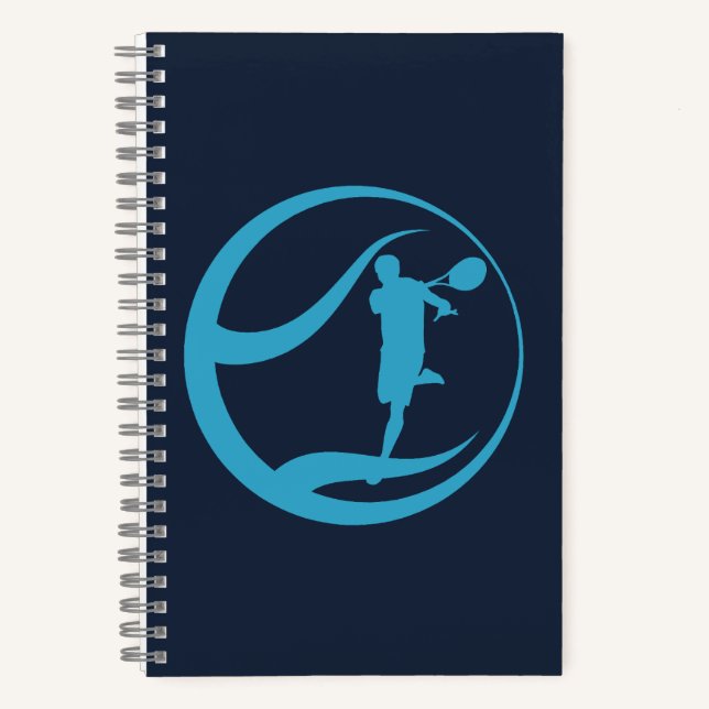 Carnet Joueur de tennis masculin (Recto)