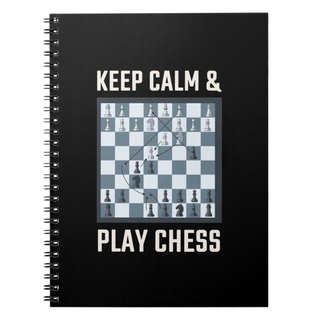 Carnet Joueur d'échecs (Devant)
