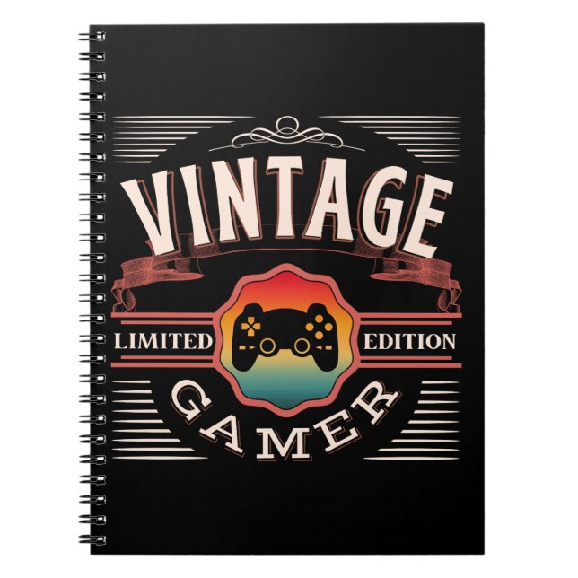 CARNET JOUEUR RÉTRO ÉDITION LIMITÉE  (Devant)