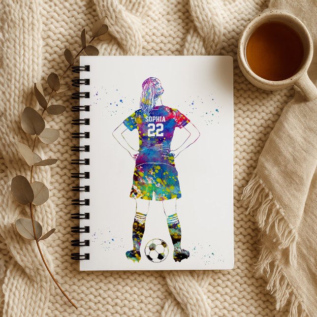 Carnet Joueuse de football  (Créateur téléchargé)