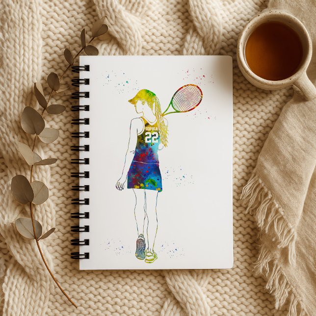 Carnet Joueuse de tennis (Créateur téléchargé)