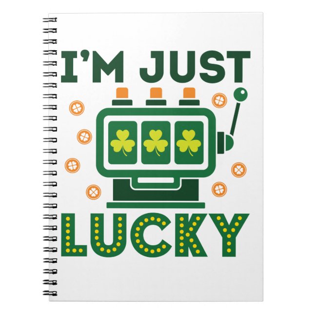 Carnet Jour de la Saint Patrick Casino Machine à sous Luc (Devant)