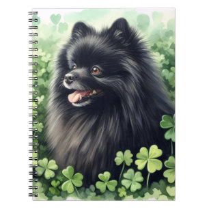 Carnet Jour de la Saint Patrick noir de Poméranie