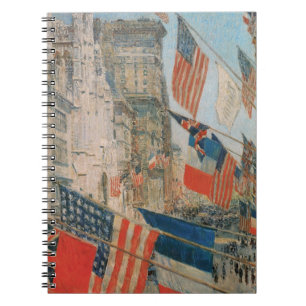 Carnet Jour des Alliés, mai 1917 de Childe Hassam, Art Vi