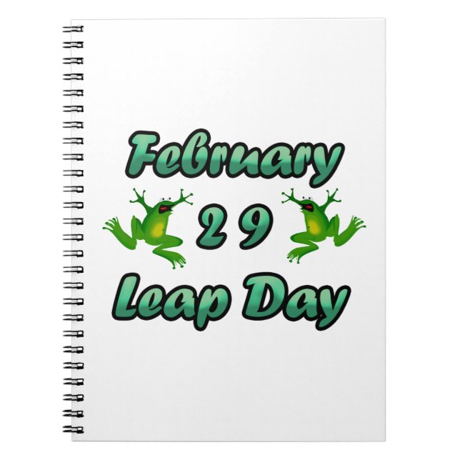 Carnet Jour du saut 29 février (Devant)