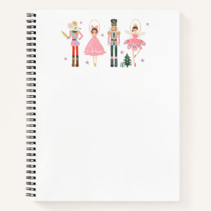 Carnet Jour férié de Noël rose