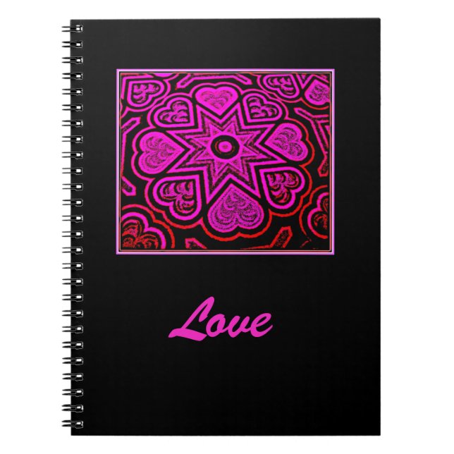 Carnet/ Journal 'Amour' (Devant)