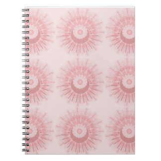 Carnet Journal Cahier Motif Tribal Bohème Rose Far