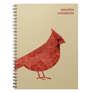Carnet Journal/carnet cardinaux modernes personnalisés