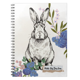 Carnet Journal Lapin Vintage