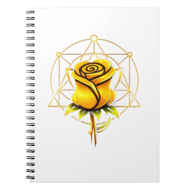 Carnet "Journal Personnalisé Édition Rose Rejetée Dorée (Devant)