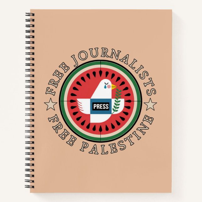 Carnet Journalistes libres Palestine libre (Devant)