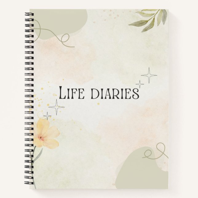 Carnet Journaux intimes (Devant)
