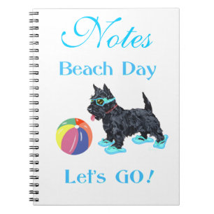 Carnet Journée à la plage Scottie Dog
