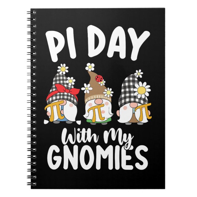 Carnet Journée de Pi avec mes gnomes drôle de maths mathé (Devant)