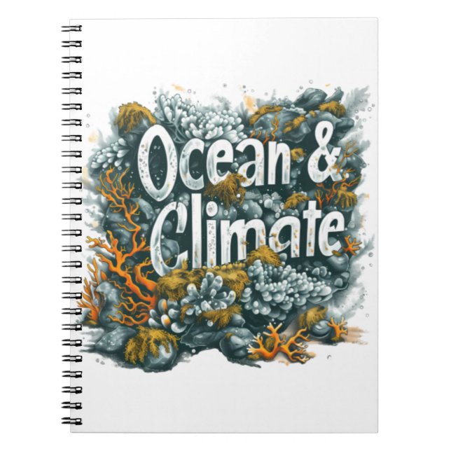 Carnet Journée des océans - Océan et climat Texte avec co (Devant)