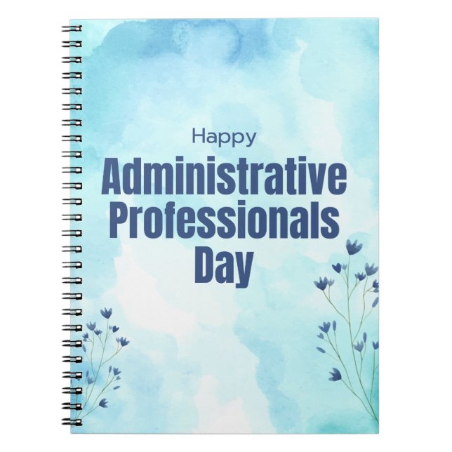 Carnet Journée des professionnels administratifs (Devant)