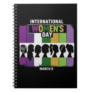 Carnet Journée internationale des femmes moderne   Femmes