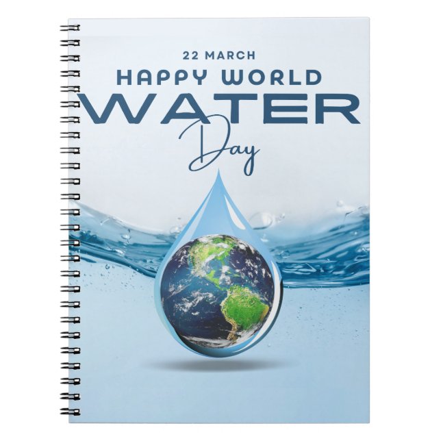 Carnet Journée mondiale de l'eau (Devant)