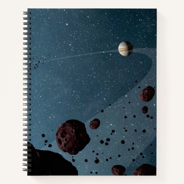 Carnet Jovian Trojans Astéroïdes. (Devant)