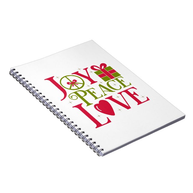 Carnet Joy Peace Love (Côté Droit)