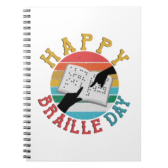 Carnet Joyeuse Journée Braille (Devant)