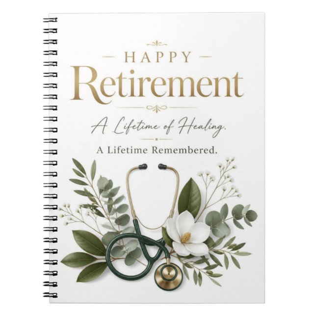 Carnet Joyeuse Retraite Docteur (Devant)