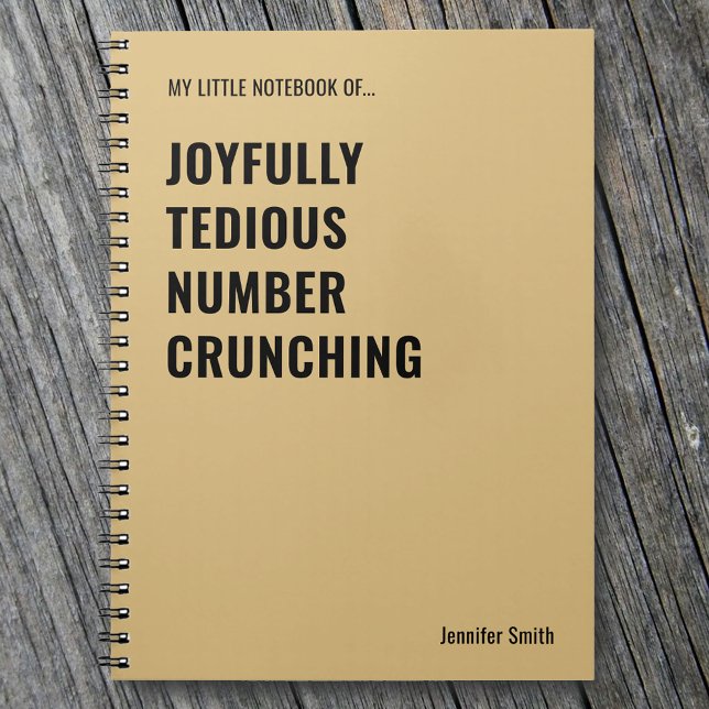 Carnet Joyeusement ennuyeux Nombre Crunching (Créateur téléchargé)