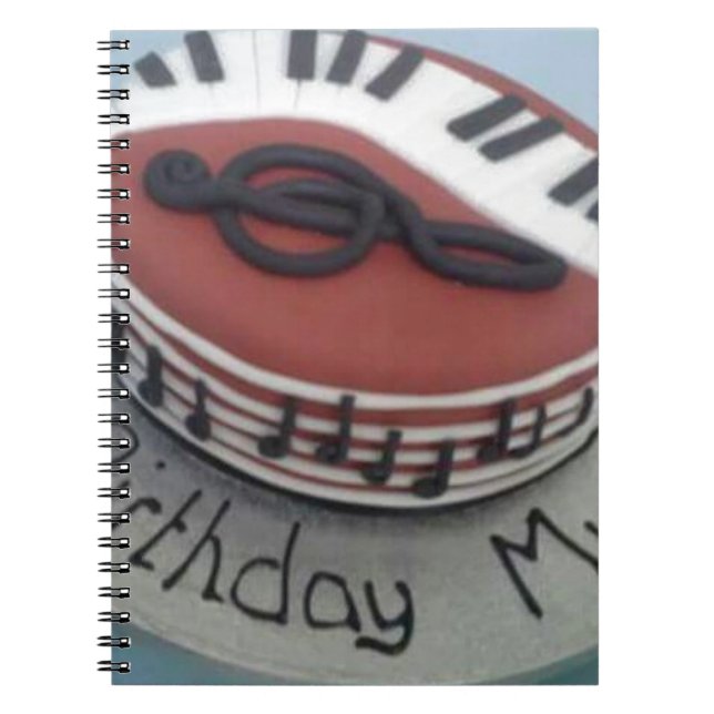 Carnet Joyeux anniversaire maman gâteau (Devant)