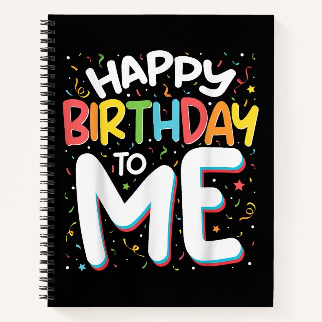 Carnet Joyeux Anniversaire Pour Moi Drôle Anniversaire Fê (Devant)