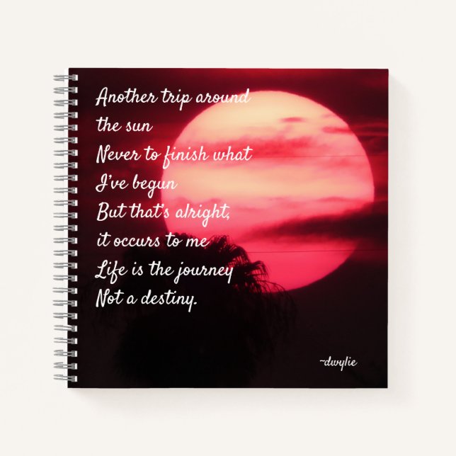 Carnet Joyeux anniversaire pour moi - Un autre voyage aut (Devant)