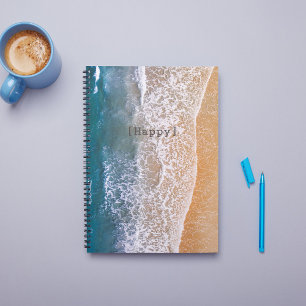 Carnet Joyeux Bleu Bleu Calme Ocean Shore