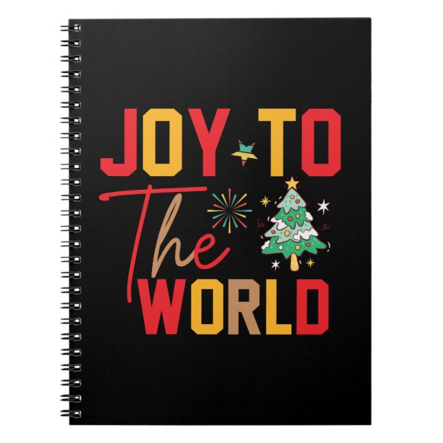 Carnet Joyeux cadeau de Noël au monde (Devant)