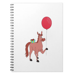 Carnet Joyeux Cheval d'anniversaire
