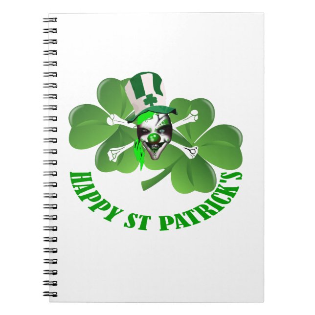 Carnet Joyeux clown de St Patrick (Devant)